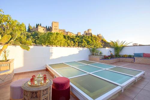 San Pedro House | Morayma House Terrace with views to Alhambra
