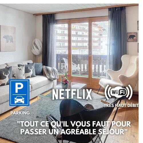Morgins Apartment | Morgins Cosy, Ski-in & out, Parking, Vue, Central, Wifi