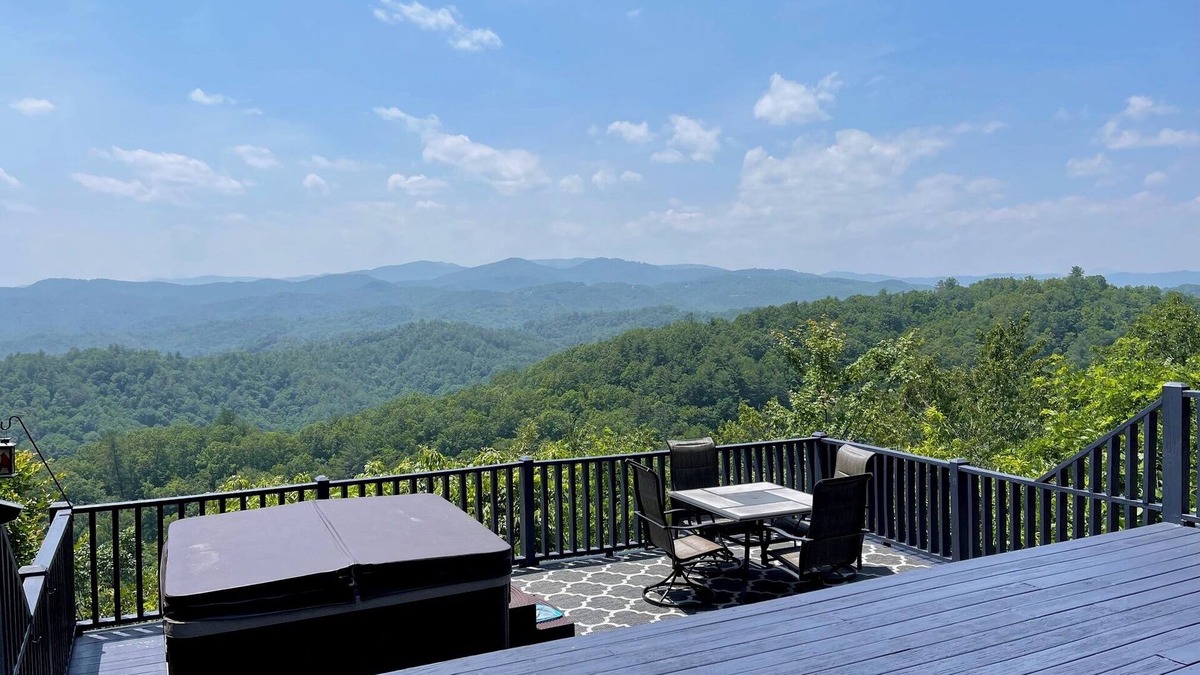 Ferguson Cabin | Mountain Cabin,Panoramic View,Hot Tub, WiFi, Grill,Deck