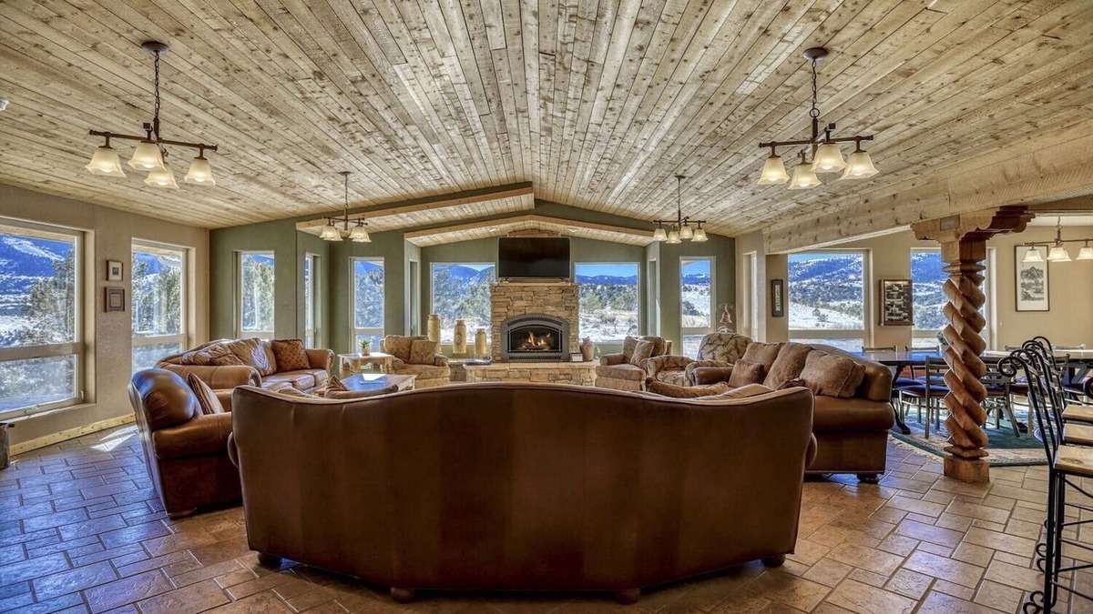 Del Norte House | Mountain home with indoor private pool, sauna, 360-degree mountain views