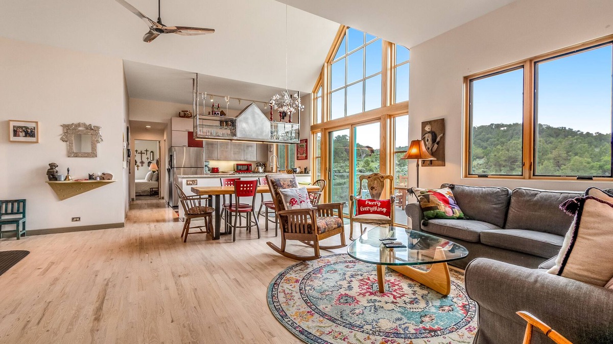 Missouri Heights House | Mountain-view house in Carbondale with private tennis, hot tub, deck & patio