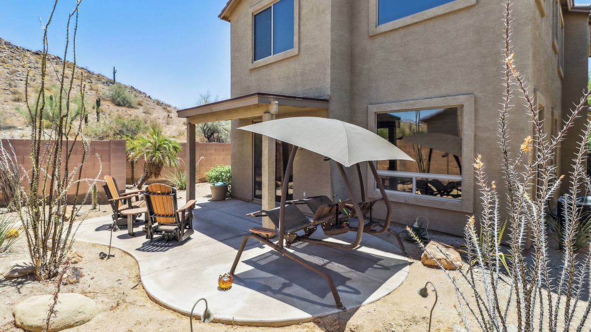 Foothills Club West House | Mountain-View Phoenix Hideaway w/ Patio & Swing!