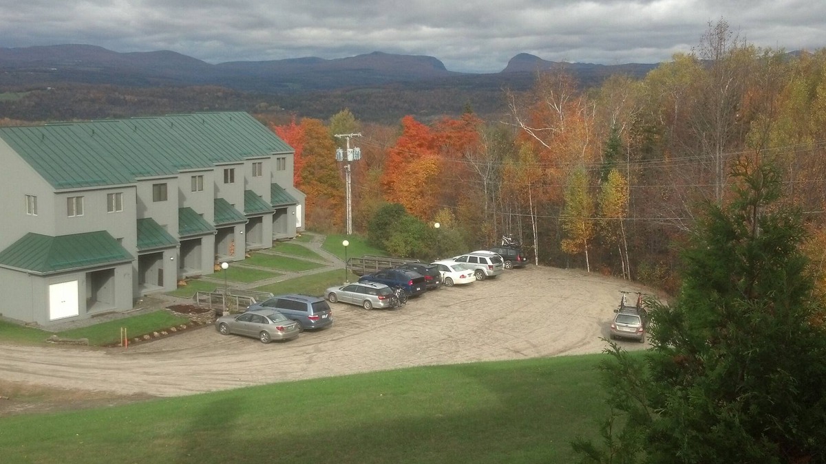 East Burke Condo | Mountain view, trailside condo at Burke Mountain Resort