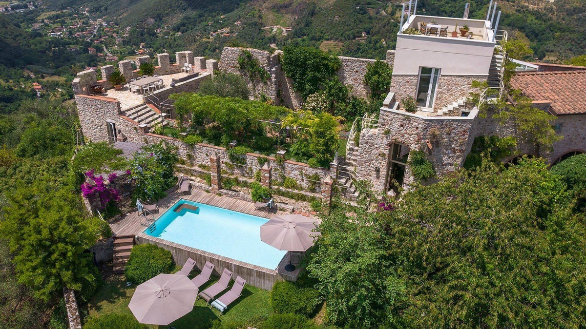 Santa Lucia Villa | My Rental Homes - La Rocca di Monteggiori with private pool, garden and terrace