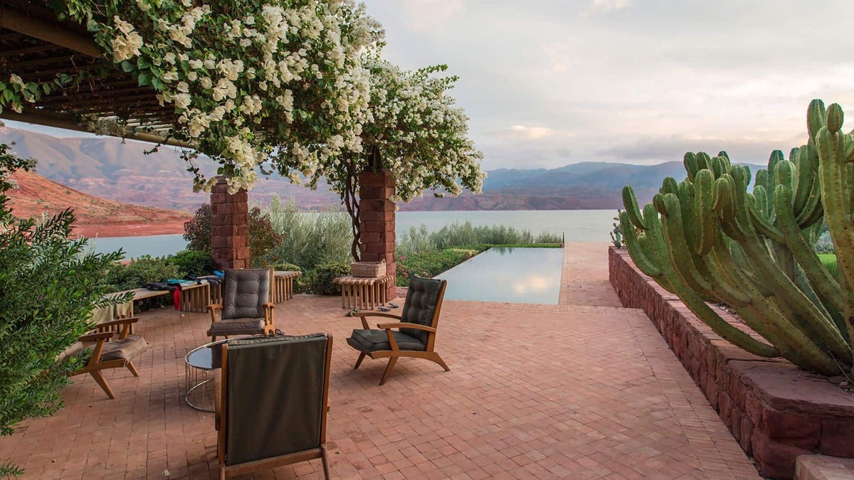 Bine el Ouidane Villa | My Rental Homes | Villa El Ouidane privace lake access private pool