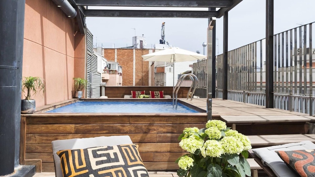 el Fort Pienc Apartment | My Space Barcelona 6 Apart. with Pool in the Gothic Quarter for 48 people
