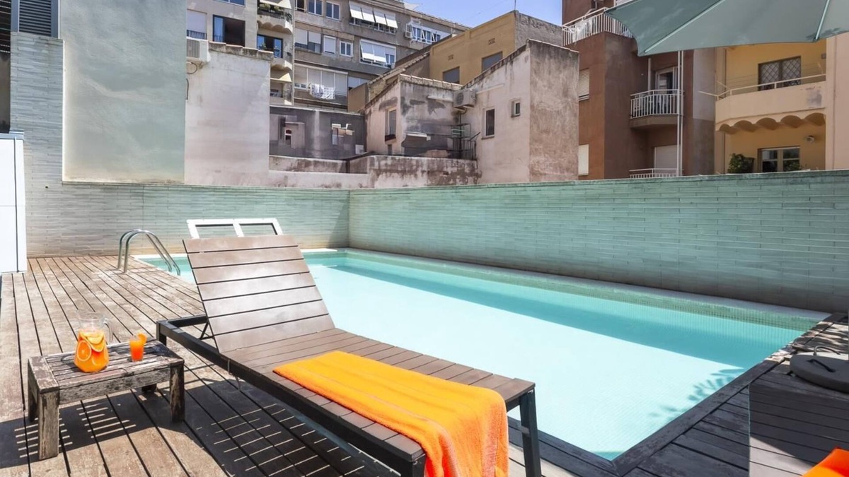 El Putget i Farro Apartment | My Space Barcelona Duplex with Terrace and Pool near the Center for 8