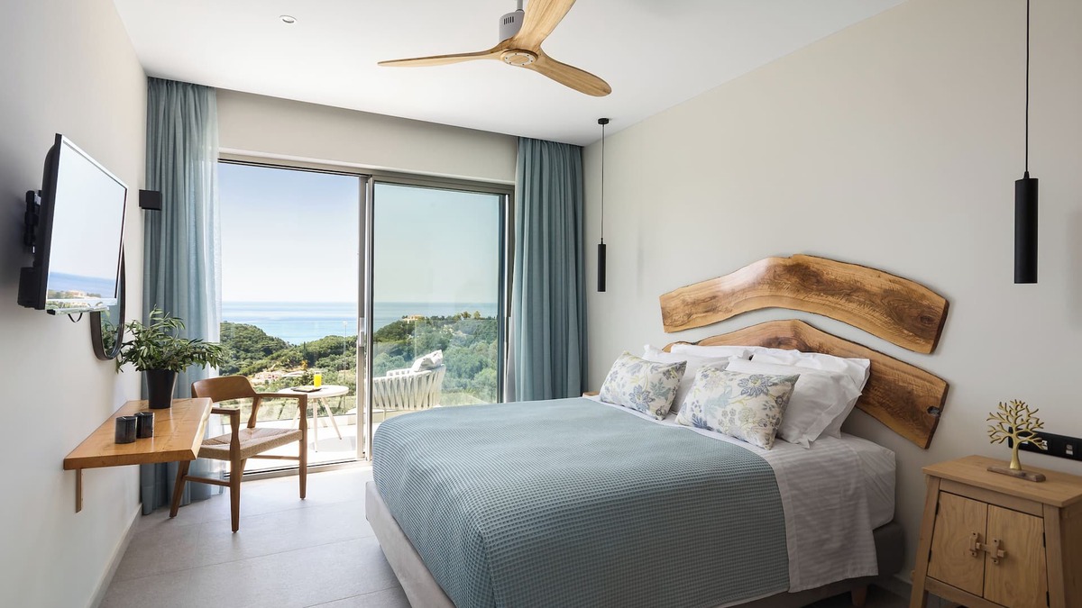 Lakones House | Myrtus can sleep up to 2 adults and 2 children until 12 years old