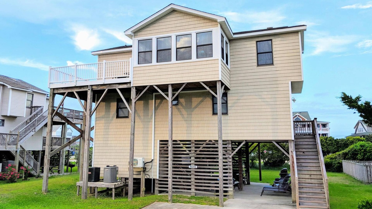South Nags Head House | Nags Head, Ocean View, 3 min Walk to Beach, Hot Tub, Sunrise & Sunset Views