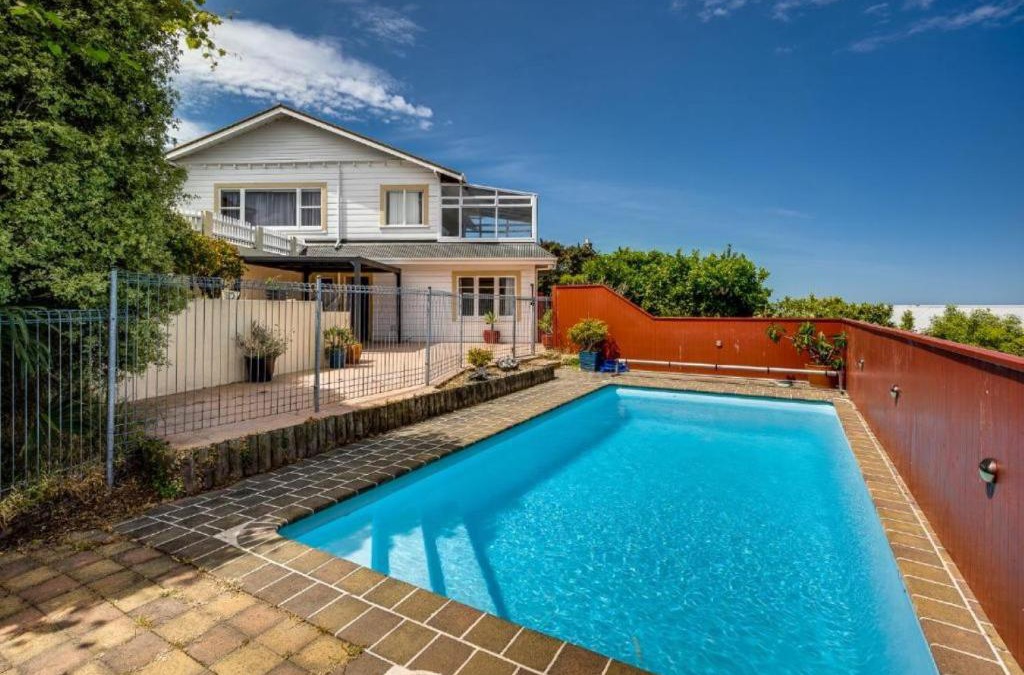 Hospital Hill House | Napier Hilltop Stays - Views, Pool & Pet Friendly!