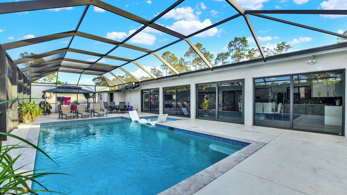 Rural Estates House | Naples Oasis: Heated Pool, Gazebo, Grill Retreat, Events Allowed