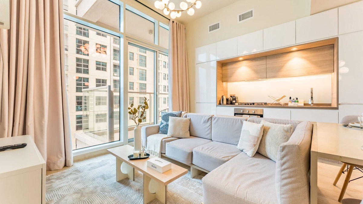 Jabal Ali 2 Apartment | Near Dubai Marina Canal 2BR with Pool and City Views Balcony, Studio One