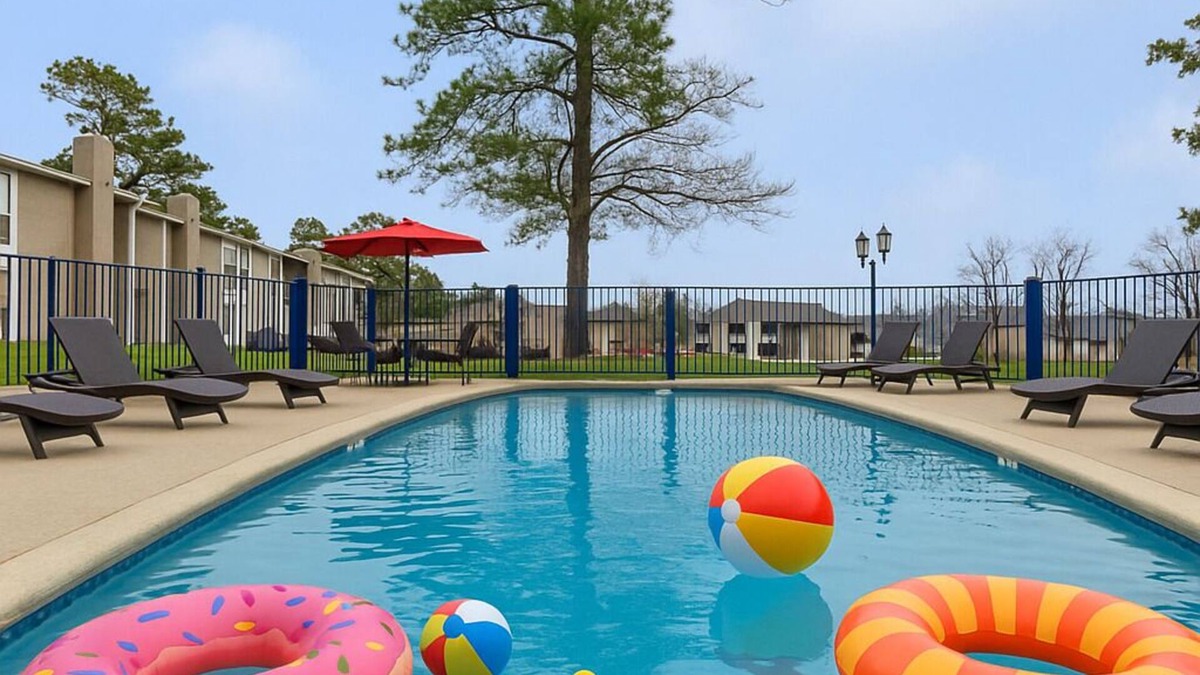 Leesville Apartment | Near Fort Polk Pool Gym Shopping Golf
