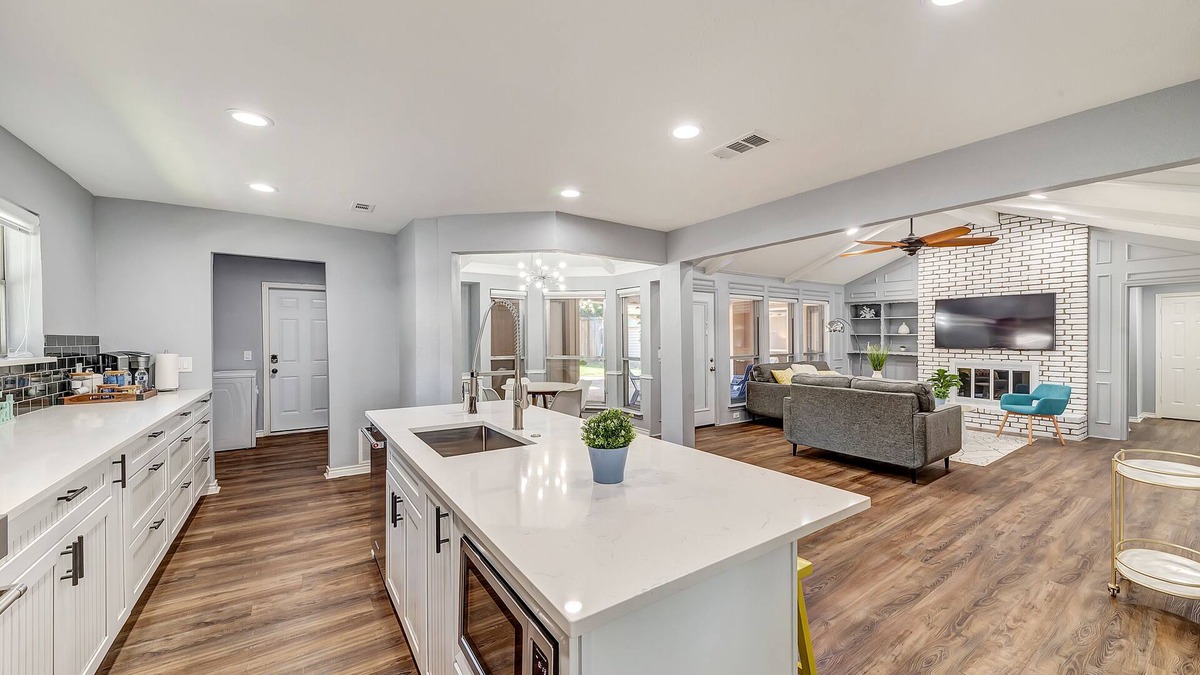 Northeast Carrollton House | Near Highways, Family-friendly, King bed, Remote work, Foosball, Grill, Games