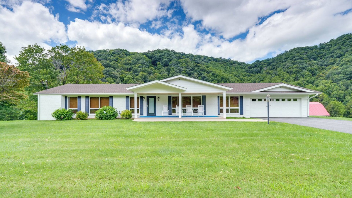 Bakersville House | Near Hiking: Home w/Trout Stream in Bakersville!