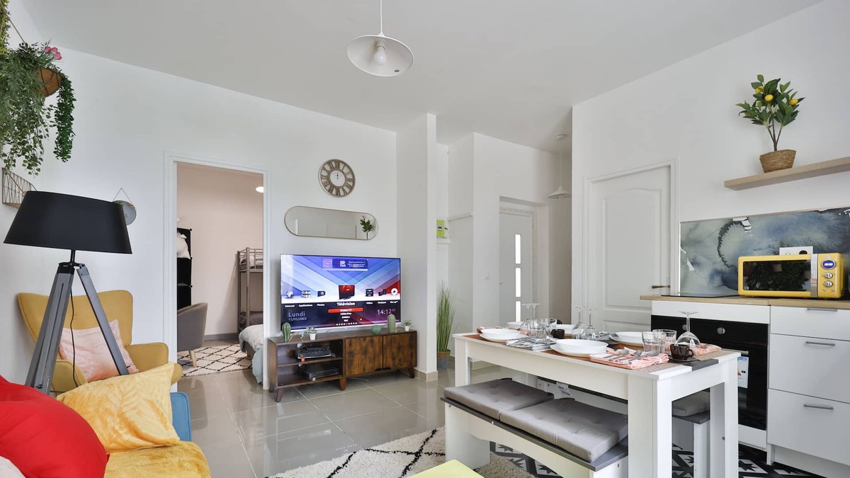 L'Ile-Saint-Denis Apartment | Near Paris Ideal Affaires ou Séjour Calme-wifi-vue