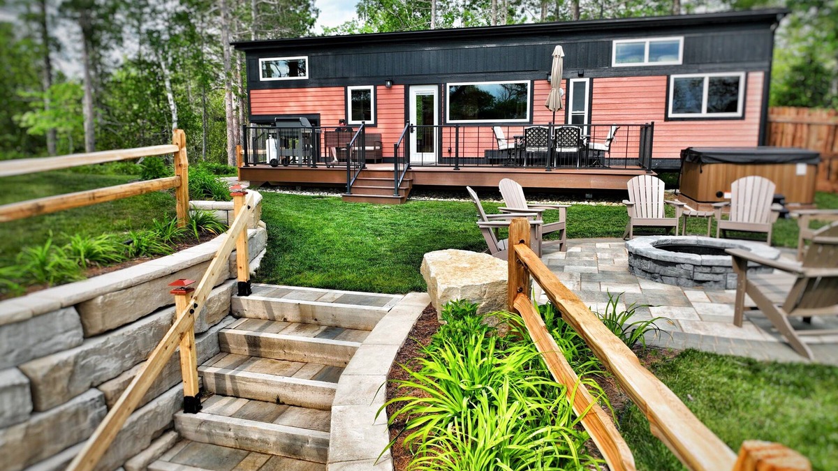 Au Train House | Near Pictured Rocks and trails, On the Au Train River, has private hot tub