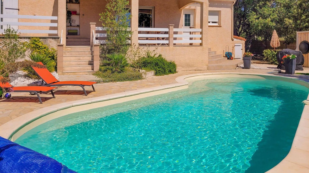 Saint-Paul-et-Valmalle House | Near the city of Montpellier you will find this tasteful and family-friendly vacation home with swim