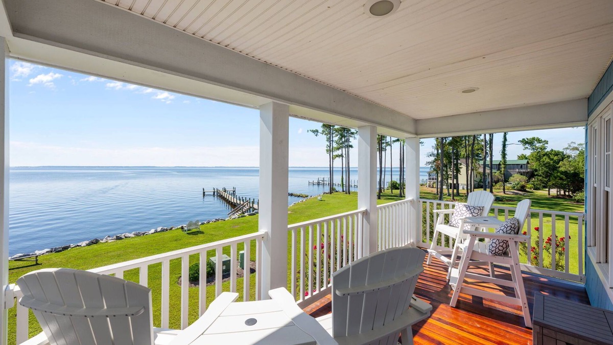 Minnesott Beach House | Neuse Village #3 - Check out the amazing views!