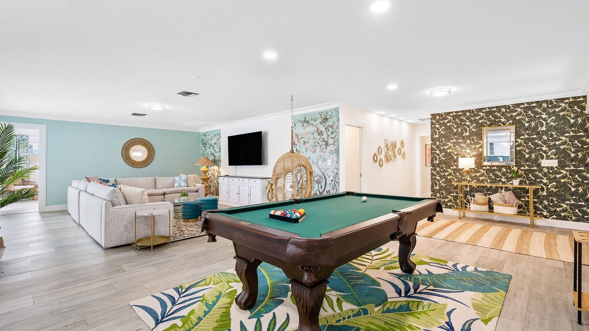 Villages of Palm Beach Lakes House | NEW 6BR Beach Resort-Style Game House! Heated Pool
