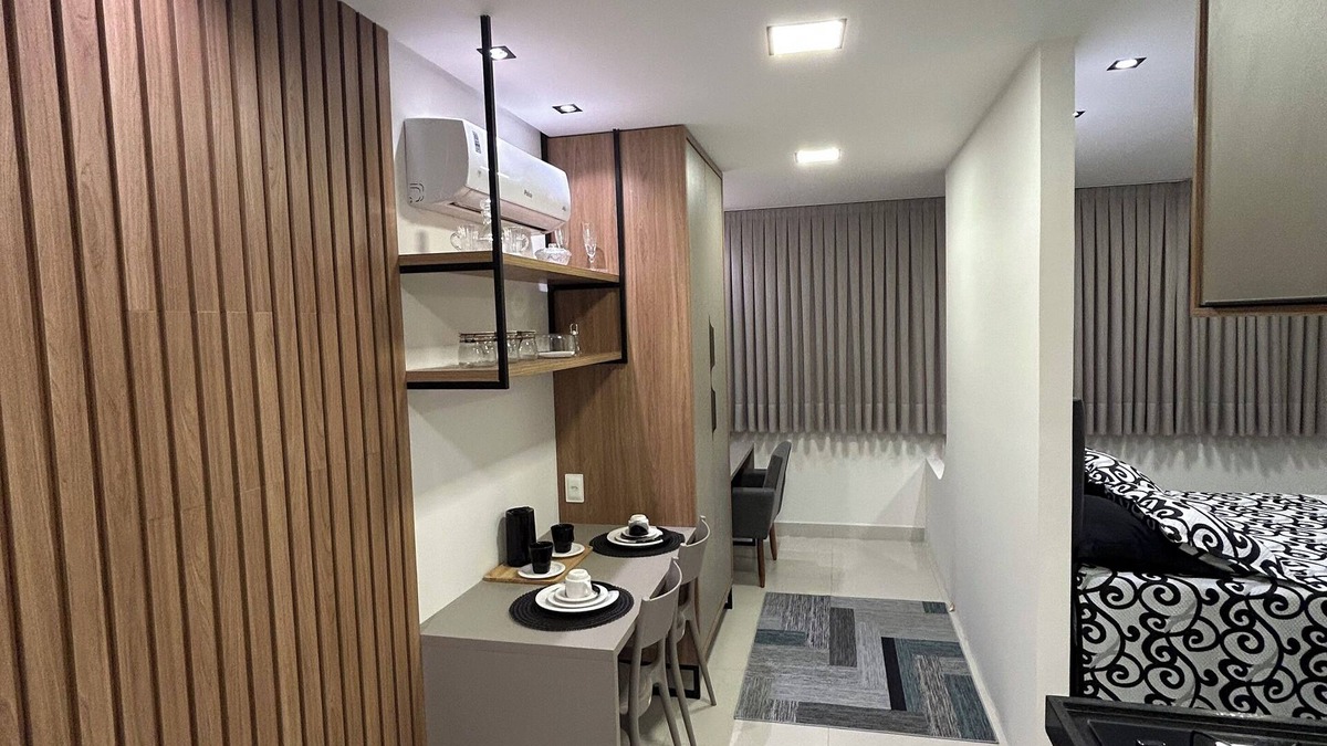Manaira Apartment | New building flat with full leisure area, 30 m2 furnished. Excellent location