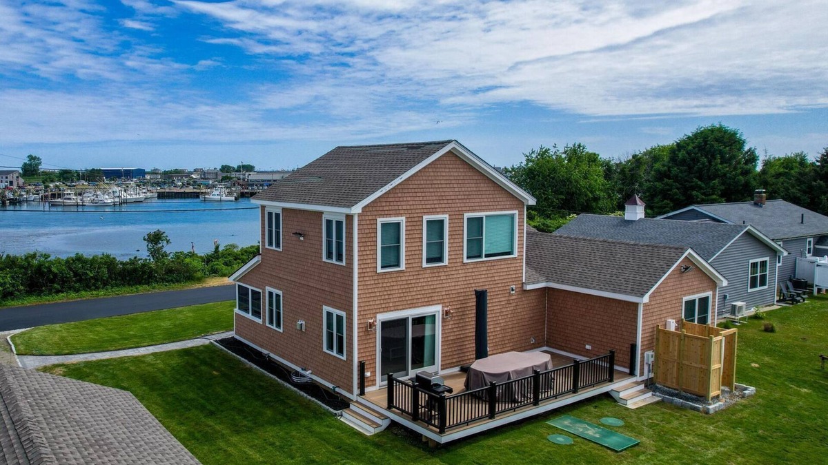 Snug Harbor House | New Construction! Waterfront Rental on Great Island