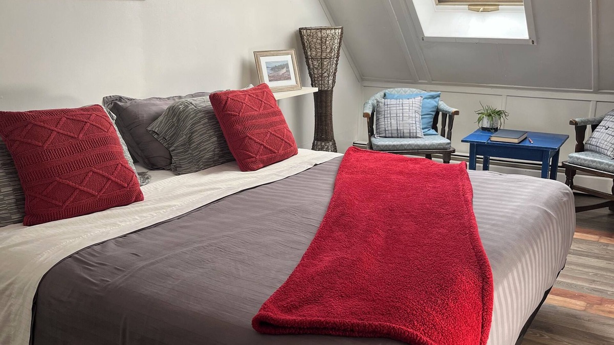 New Glasgow Apartment | New Cozy, a one-bedroom apartment with its own entrance, and loft bedroom.