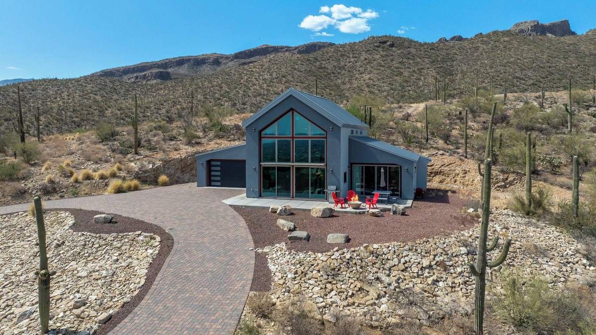 Tucson House | New Gem ! Mountainside A-Frame with Stunning Views