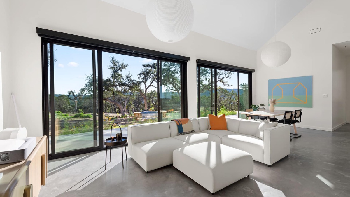Leander House | NEW! Gorgeous Home Steps from Lake Travis Boat Rental - Heated Stock Tank Pool!