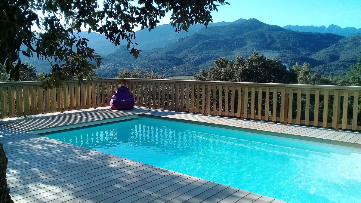 Lecci House | NEW GROUND FLOOR VILLA * CLIM SALTED PRIVATE HEATED POOL & SPA PANORAMIC VIEW