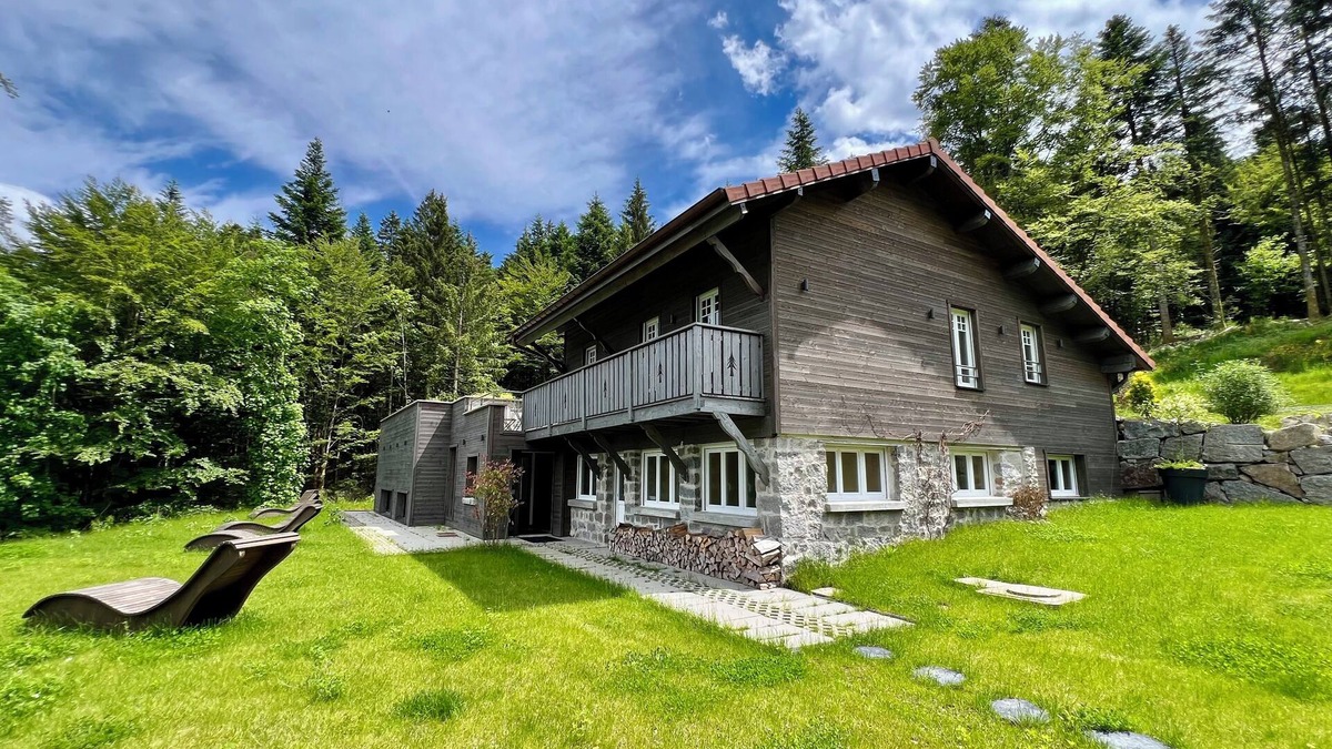 Ventron Ski Chalet | New Home des bois in Ventron, private indoor pool, sauna - rated 5 *.