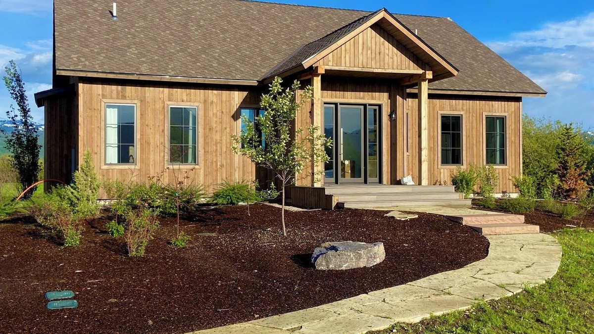 Victor House | New Home on 28 Acres with rivers, wetlands, farm animals and Mt. Views!