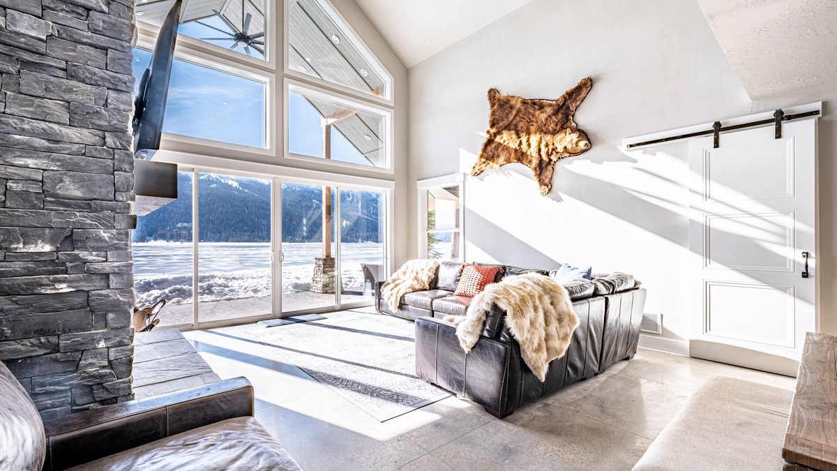 Tamarack Resort Ski Chalet | New Lakefront Modern Chalet With Panoramic Views