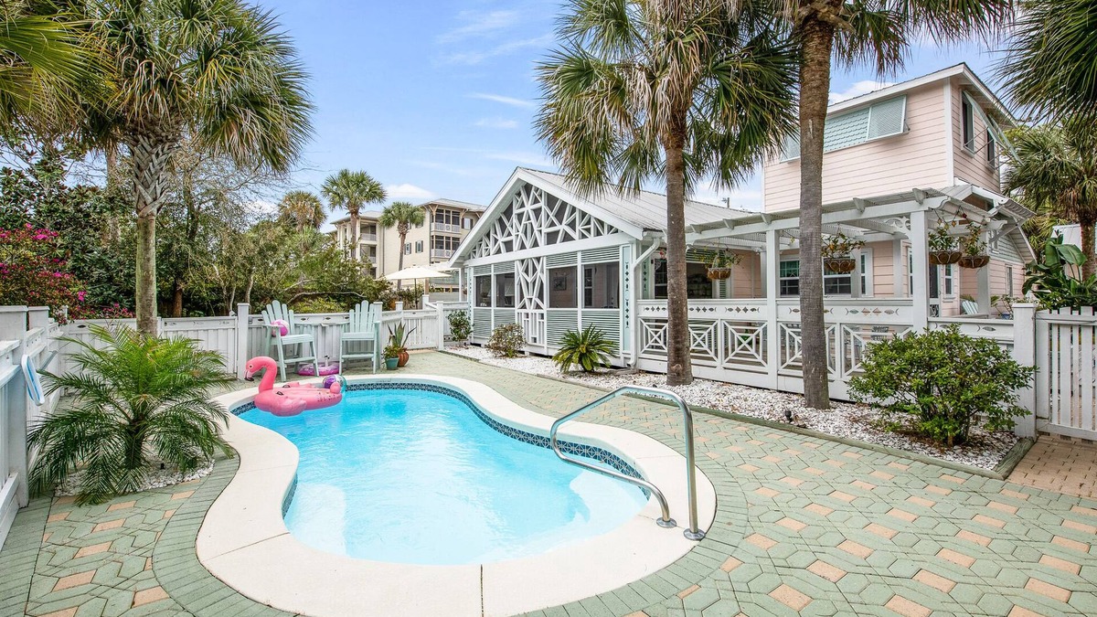 Seagrove Beach House | New List - Heated Pool Golf Cart Bikes Sleeps 12