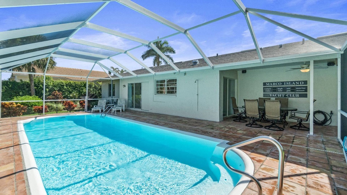 Marco Island House | New Listing Special ~ 10% off Sept Stays! Perfect Family Escape at Cozy Pool Home Close to Beach