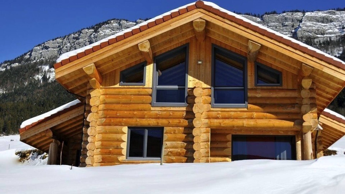 Rencurel Ski Chalet | New log cabin 4* 10/12 persons in MOUNTAIN WIFI JACUZZI