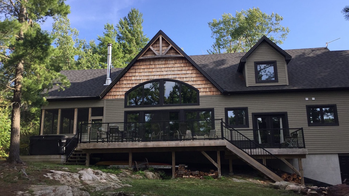 Severn Cottage | New Luxury Cottage in Muskoka that blends new finishes with a cottage feel