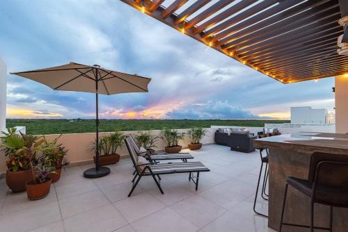 Akumal Apartment | New modern beach + jungle penthouse condo