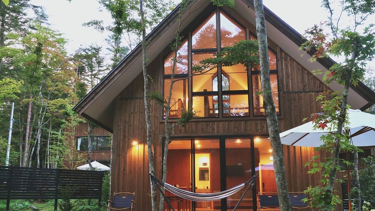 Kirizumi Onsen Hotel | New Open Karuizawa Style Villa HIKARI Private yard Luxury kitchen BBQ bonfire/Kitasaku-gun Nagano