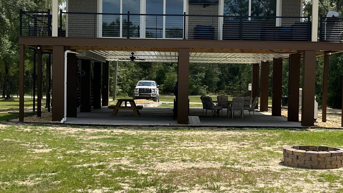 Old Town House | New riverfront home across from Rock Bluff Springs on the Suwannee river