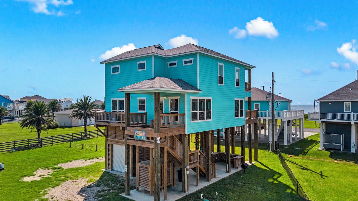 Crystal Beach House | New! Steps to Shore, 5-Star Stays