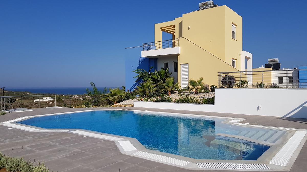 Mastichari Villa | New villa with private pool and wonderful sea views