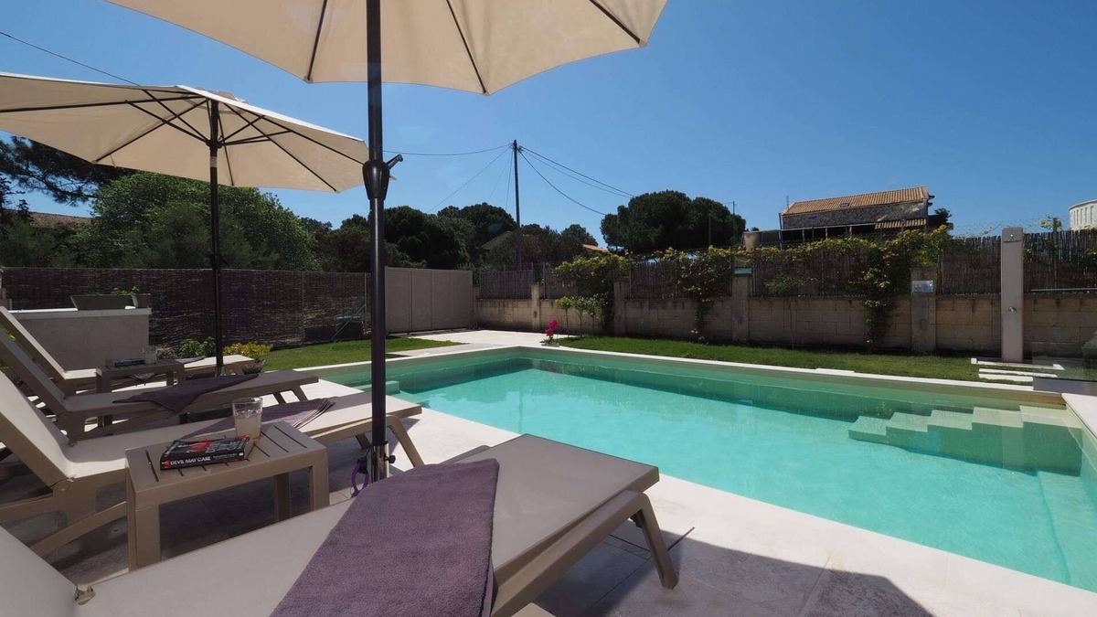 Ag. Georgios Villa | Newly Built 2-Bedroom Villa, A/C, Private Pool, 5 mins walk to Restaurants & Beach in Agios Georgios