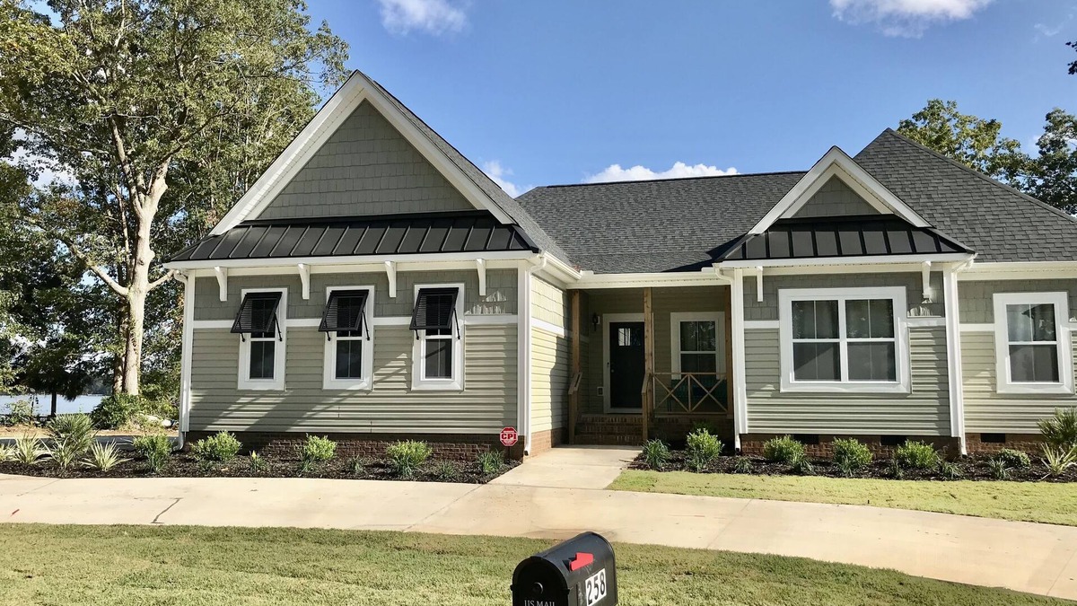 Lexington House | Newly Built Lake Front Coastal Home. Water Views From Every Room in Lexington