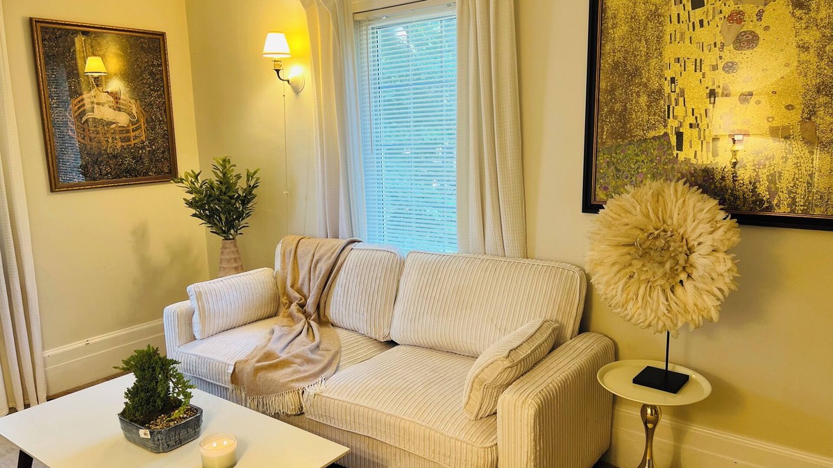 West Orange House | Newly furnished 1-bedroom apartment within a historic estate