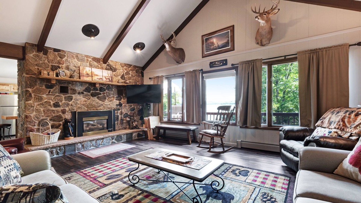 Presque Isle House | Newly remodeled lake home w/panoramic views & private swimming area