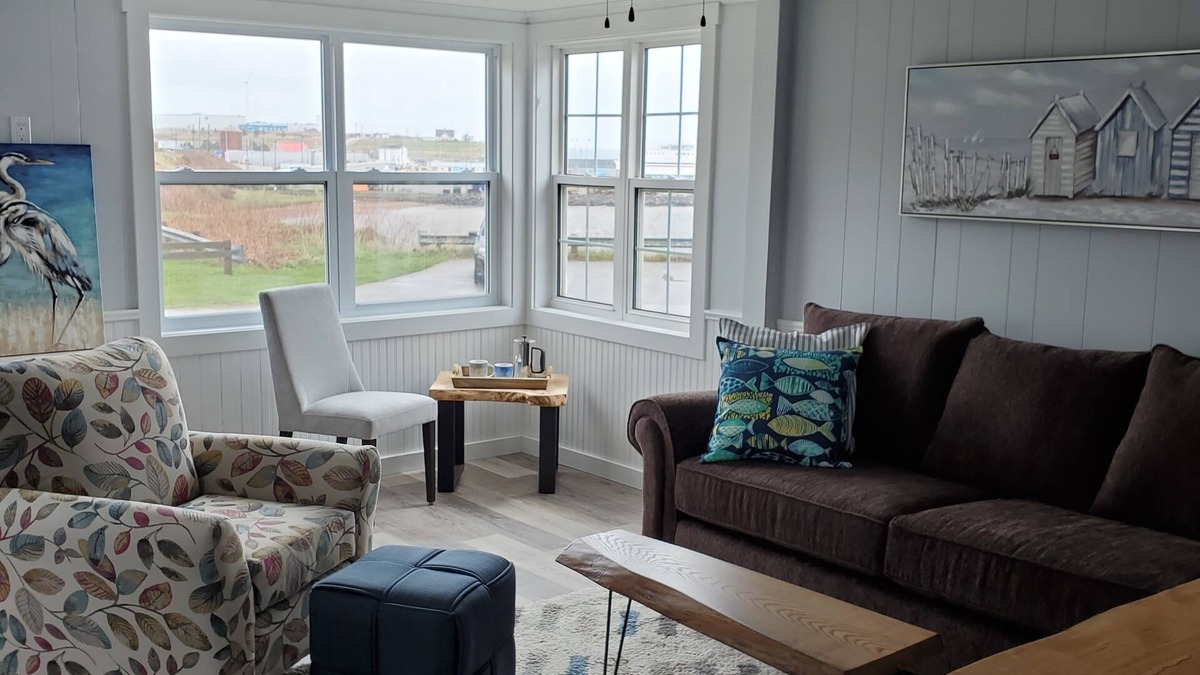 Souris House | Newly renovated 2 bedroom house with view of the Souris Harbour & marina.