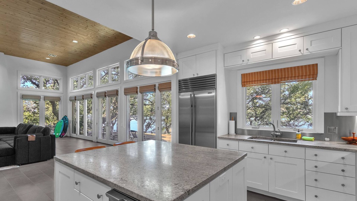 Graham House | Newly renovated Lakefront with Dock on Huge shaded lot