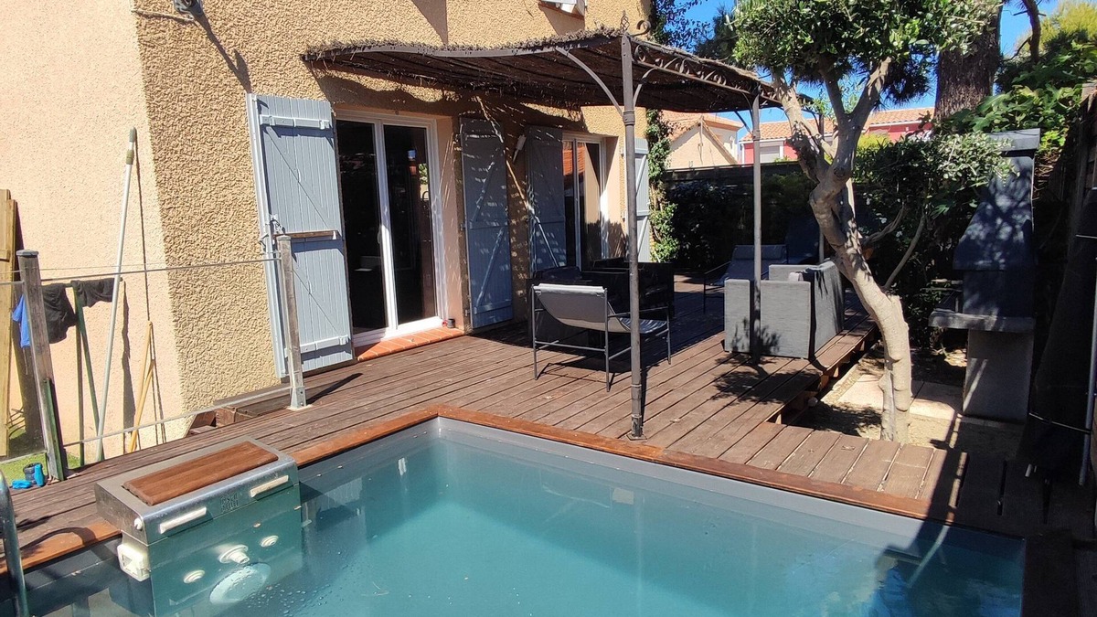 Sainte-Marie-Plage House | Nice air-conditioned house with private pool and terraces 400 m from the beach