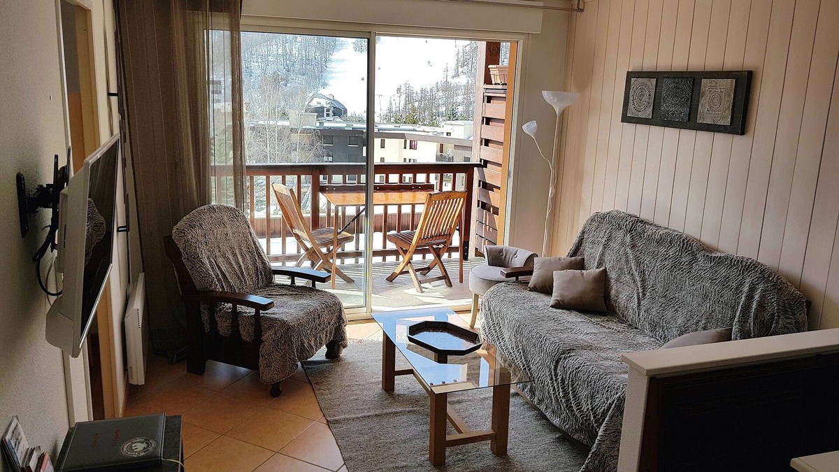 Saint-Chaffrey Apartment | Nice T3, privileged view, 4 people